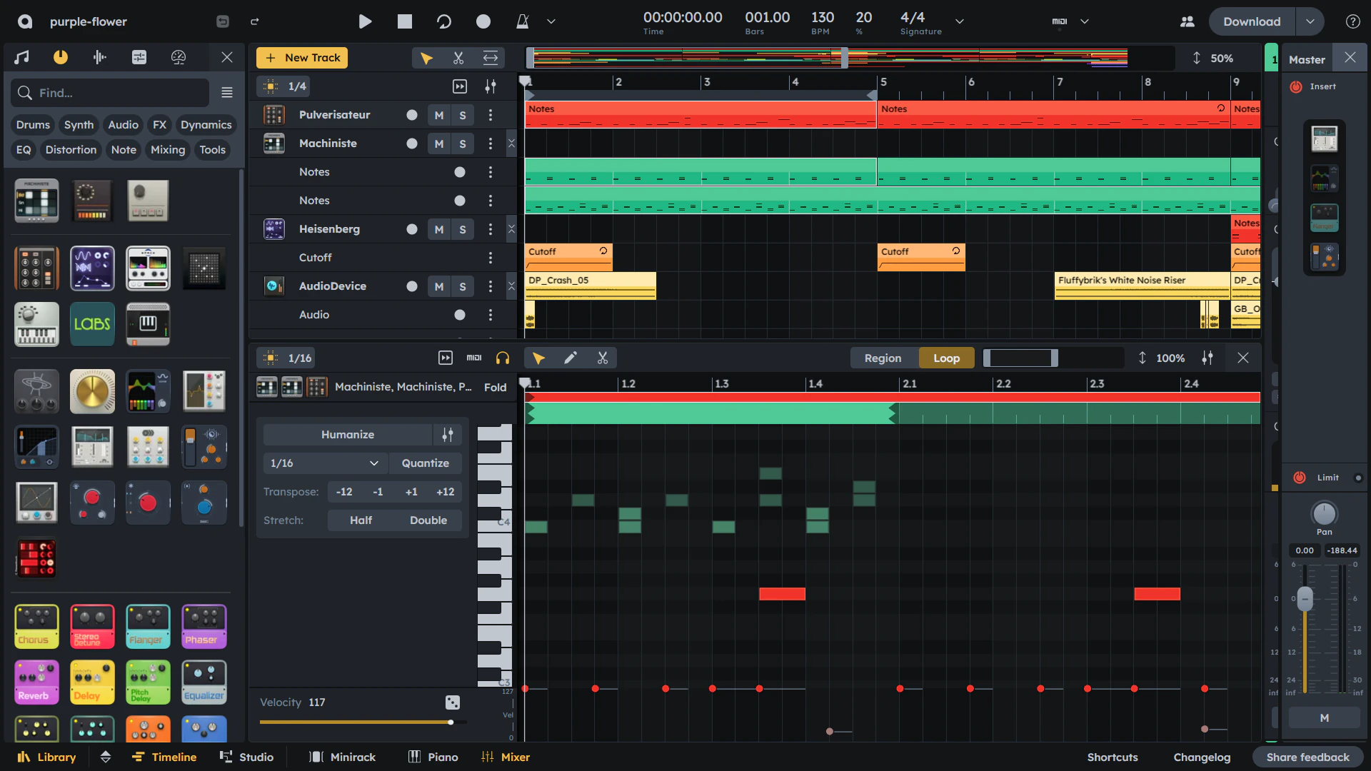 MIDI Editor Interface